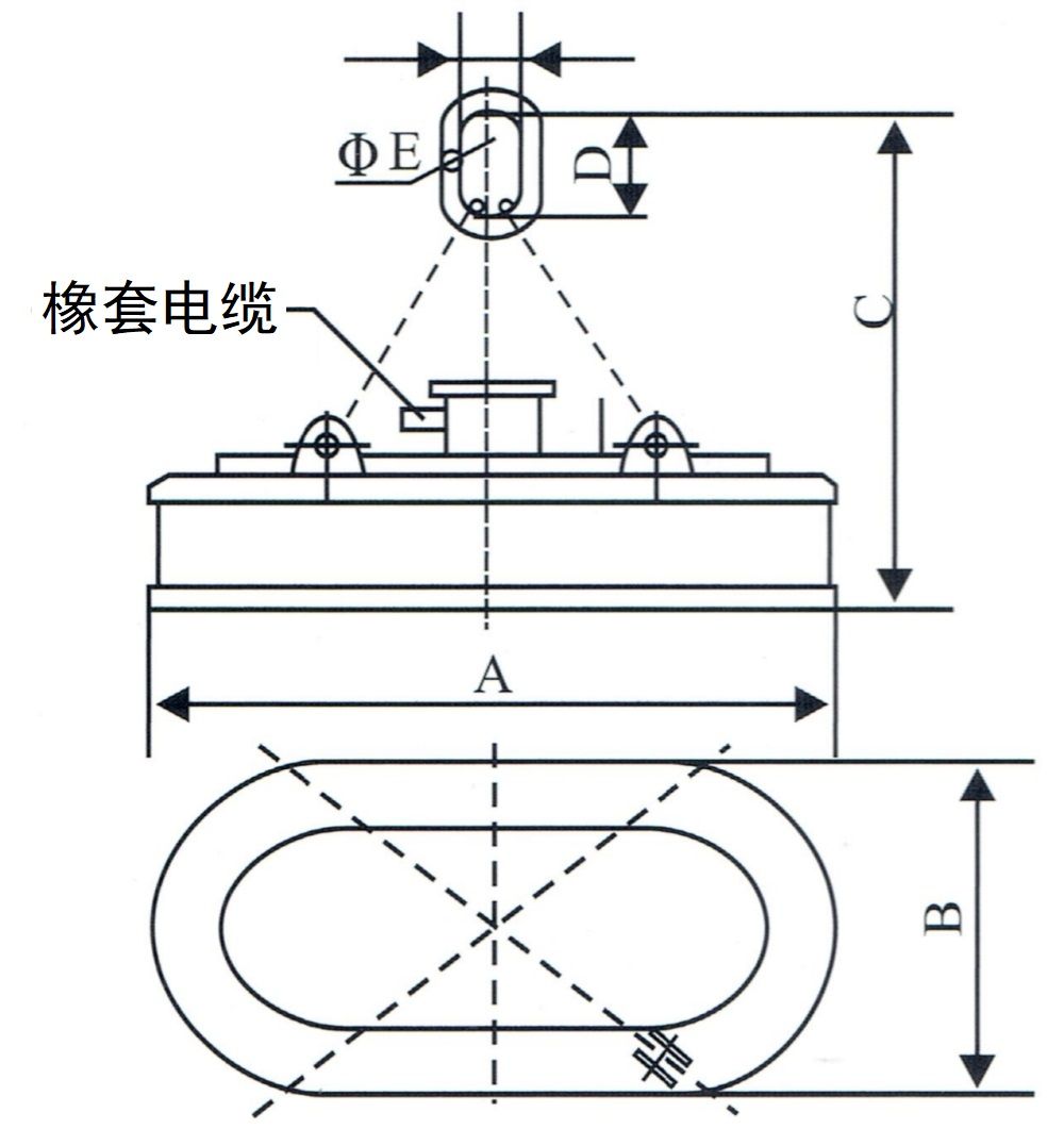 MW61系列橢圓形電磁吸盤外形尺寸圖.jpg